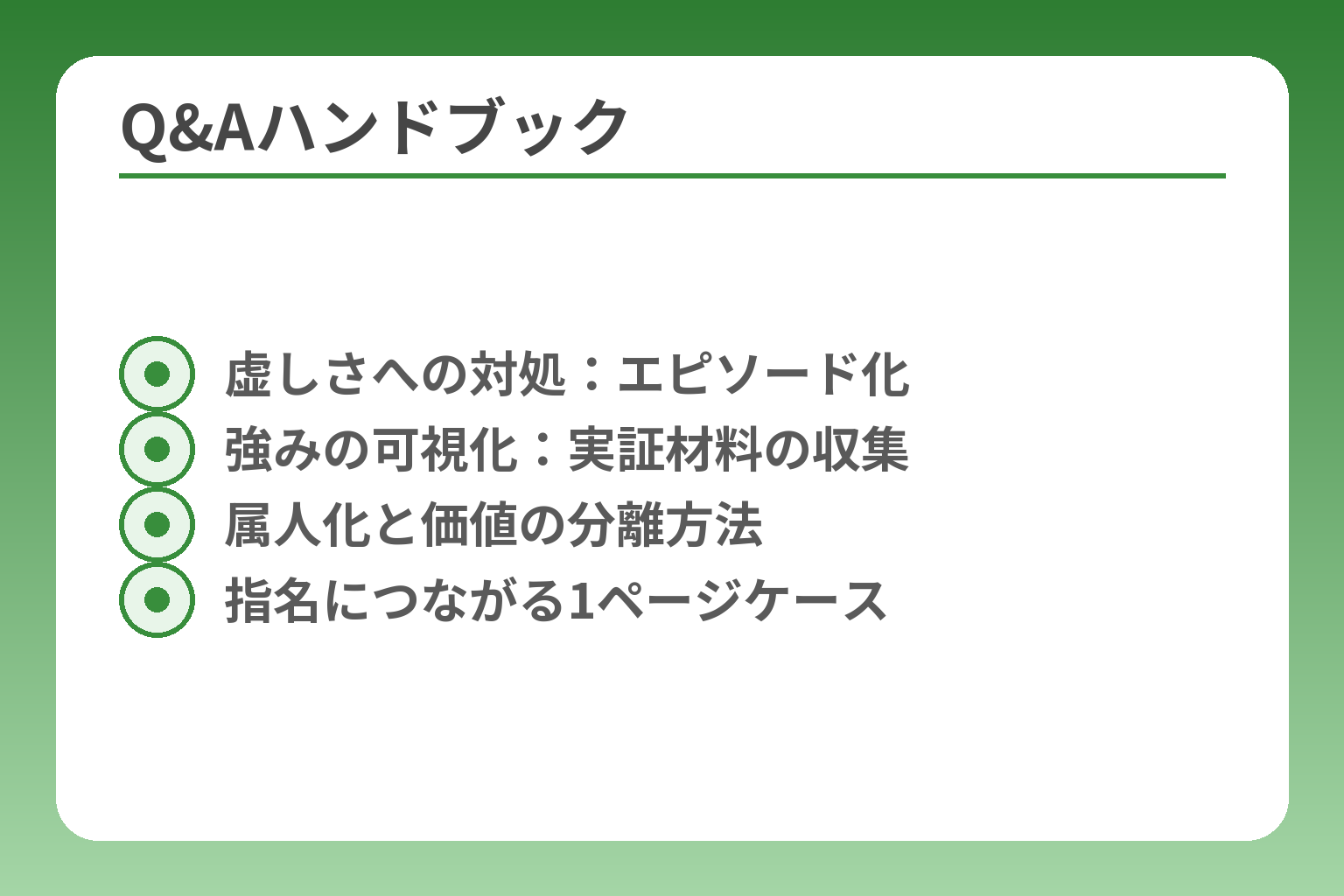 Q&Aハンドブック